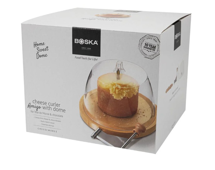 Boska Cheese Curler Amigo (beechwood) Box