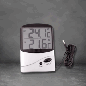 room temp and humidity display jumbo thermometer
