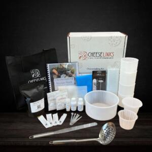 Cheeselinks Australia Camembert And Brie Cheesemaking Kits Home Cheesemaking Easy Cheesemaking Kit With Curd Knife And Scoop Cheese Starter Culture Cheese Salt