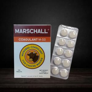 Marchall-rennet-tablets-vegetarian-microbial-cheeselinks-austalia-milk-coagulant