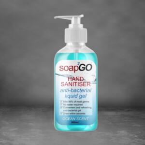 Soap2go Anti-bacterial Hand Sanitiser Gel 500ml Pump